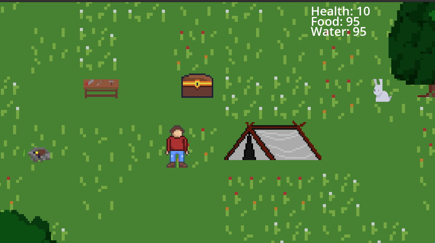 2D survival game in C#